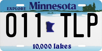 MN license plate 011TLP