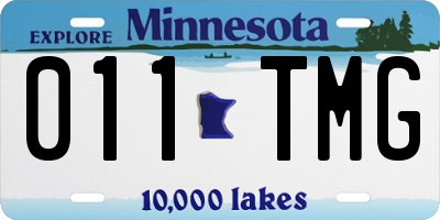 MN license plate 011TMG