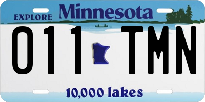 MN license plate 011TMN