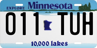 MN license plate 011TUH