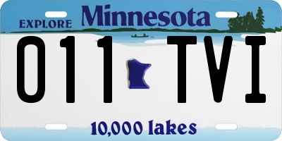 MN license plate 011TVI