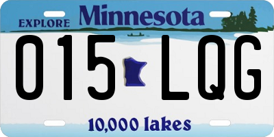MN license plate 015LQG