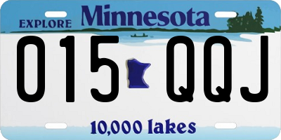 MN license plate 015QQJ