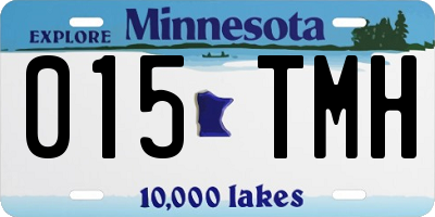 MN license plate 015TMH
