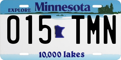 MN license plate 015TMN