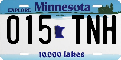 MN license plate 015TNH