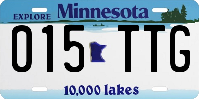 MN license plate 015TTG