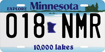 MN license plate 018NMR