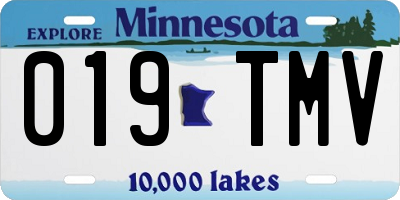 MN license plate 019TMV