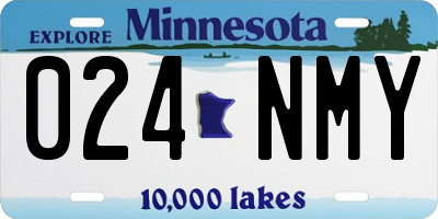 MN license plate 024NMY