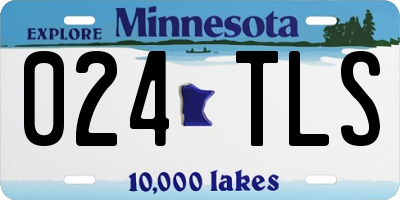 MN license plate 024TLS