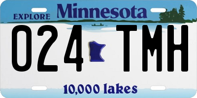 MN license plate 024TMH