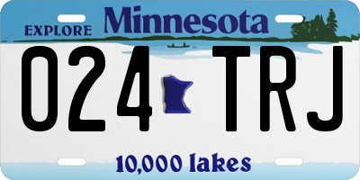 MN license plate 024TRJ