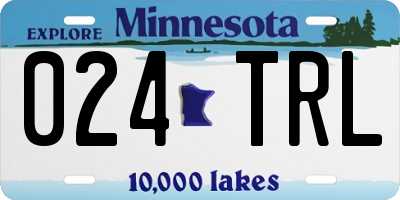 MN license plate 024TRL