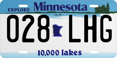 MN license plate 028LHG
