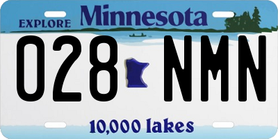 MN license plate 028NMN