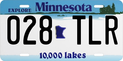 MN license plate 028TLR