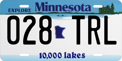 MN license plate 028TRL