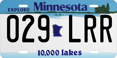 MN license plate 029LRR
