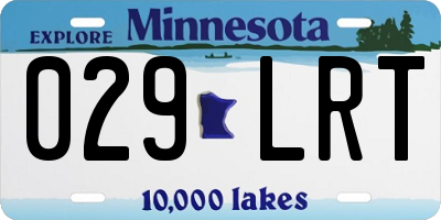 MN license plate 029LRT