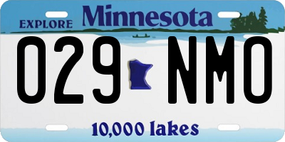 MN license plate 029NMO