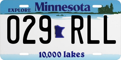 MN license plate 029RLL