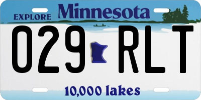 MN license plate 029RLT