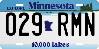 MN license plate 029RMN