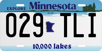 MN license plate 029TLI
