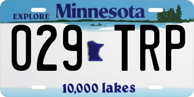 MN license plate 029TRP