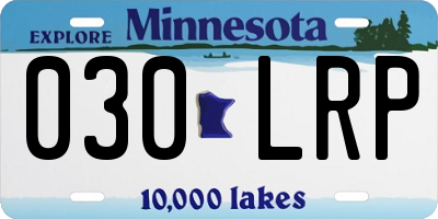 MN license plate 030LRP