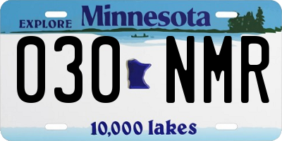 MN license plate 030NMR