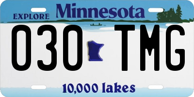 MN license plate 030TMG