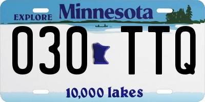 MN license plate 030TTQ