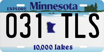 MN license plate 031TLS