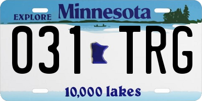 MN license plate 031TRG