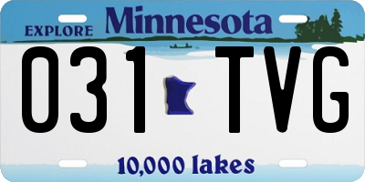 MN license plate 031TVG