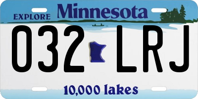 MN license plate 032LRJ