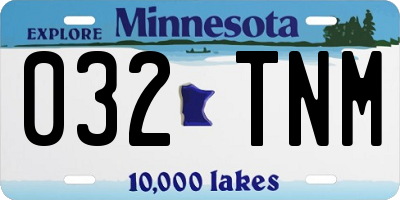 MN license plate 032TNM