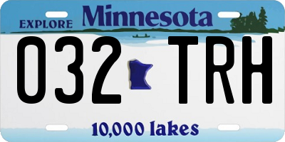 MN license plate 032TRH