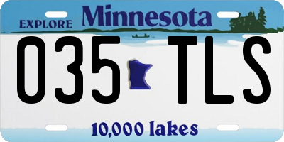 MN license plate 035TLS