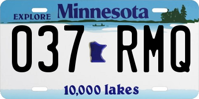 MN license plate 037RMQ