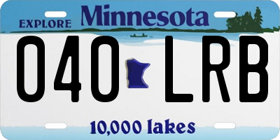 MN license plate 040LRB