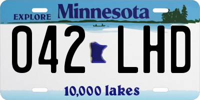 MN license plate 042LHD