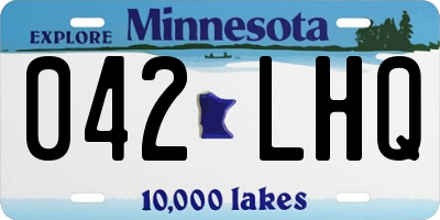 MN license plate 042LHQ