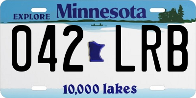 MN license plate 042LRB