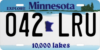 MN license plate 042LRU