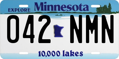 MN license plate 042NMN