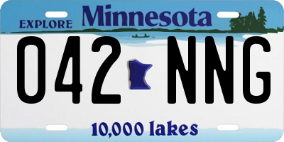 MN license plate 042NNG