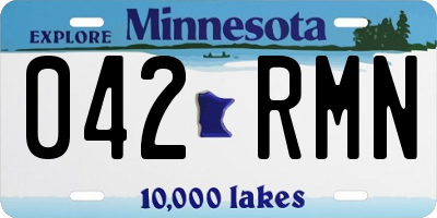 MN license plate 042RMN